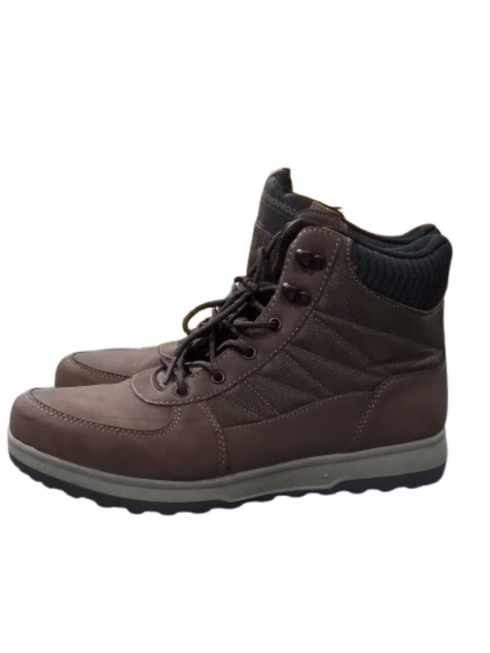 Men's Weatherproof Stoll Cold Lace Up Sneaker-Boots - Brown - 11 - NWOB